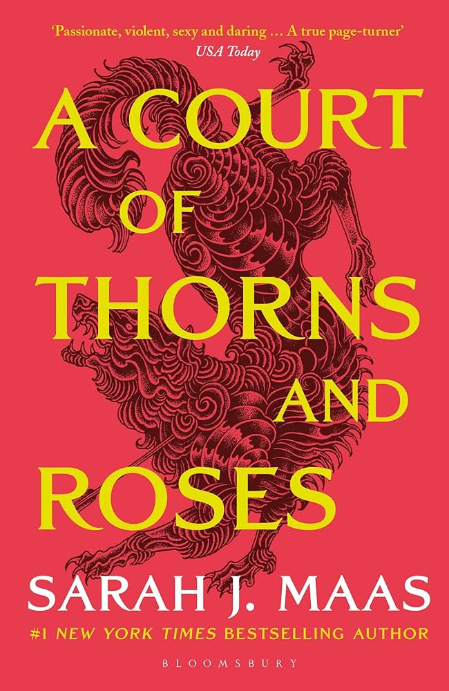 Book cover of A Court of Thorns and Roses by Sarah J. Maas